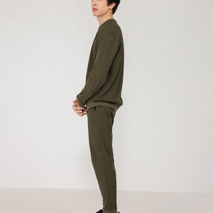 Ensemble de survêtement d'hiver de haute qualité pour hommes, pull-over épais uni multicolore, vêtements de sport personnalisables avec logo, imperméable - Product Image 3