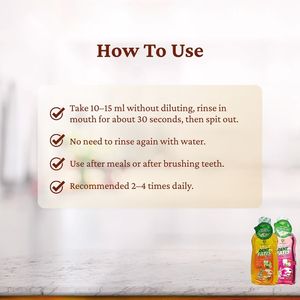 Herbal Kids Mouthwash Orange Flavor Safe Gentle Oral Rinse Alcohol Free Cavity Protection Fresh Breath Natural Ingredients OEM - Product Image 5