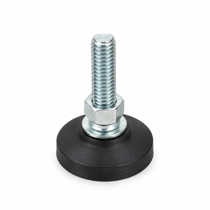 Niveauur de pied réglable avec base en caoutchouc et écrou hexagonal pour fraiseuse, marque 3D Techno, garantie 6 mois, 1,1 kg - Product Image 2