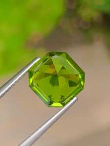 Piedra preciosa de peridoto natural, peridoto suelto, gema verde preciosa para anillos y colgantes de joyería fina. - Product Image 2