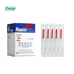 Aiguilles d'<span class=keywords><strong>acupuncture</strong></span> personnalisées Hwato en cuivre et acier inoxydable avec poignée à ressort, certifiées CE Classe II, durée de conservation de 3 ans - Product Image 1