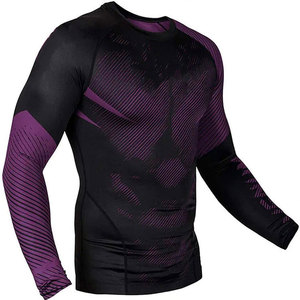 Haut de bain à manches longues pour homme, blanc, en spandex et polyester, à séchage rapide, pour activités aquatiques - Product Image 5