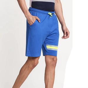Shorts de sport pour hommes personnalisés – Tenue d'entraînement athlétique 100 % coton respirant, séchage rapide, écologique, avec cordon de serrage - Product Image 2