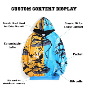 Sudaderas con Capucha para Hombre a Precio de Fábrica, Ligeras, de Algodón, con Patrón Sólido, Sublimadas, para Invierno, Teñidas con Técnicas Simples - Product Image 2