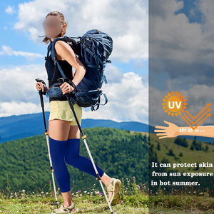 Manguitos para piernas para deportes al aire libre, escalada de montaña, senderismo, correr, a prueba de viento, a prueba de polvo, protectores de piernas de compresión transpirables - Product Image 6