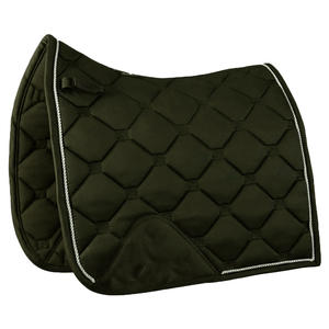 Tapis de selle tout usage personnalisé pour l'équitation, antidérapant, en daim, pour selle anglaise, doux pour le dos du cheval, bleu - Product Image 4