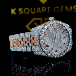 Reloj de Pulsera de Lujo con Movimiento Automático de Primera Calidad, Resistente al Agua, con Diamantes Moissanite VVS y Correa de Acero Inoxidable - Product Image 1