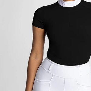 OEM Custom Design Horse Riding Top <b>Equestrian</b> Clothing Shirt Cheap Price Breathable Women's Horse Riding Shirt - Product Image 3