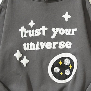 Sudaderas con Estampado Puff para Hombre, Precio Económico OEM, Súper Calidad, Transpirables, Logotipo/Colores Personalizados, Ligeras - Product Image 3