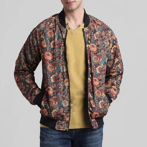 Winter Use <b>Long</b> Sleeve Bomber <b>Jackets</b> Low MOQ Customized Logo Printed Bomber <b>Jackets</b> For Adult - Product Image 2