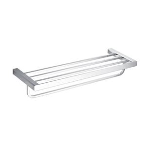 Porte-serviettes mural moderne en laiton pour hôtel et appartement - Product Image 1