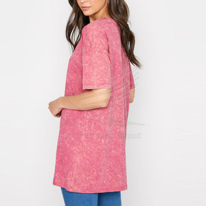 T-shirt décontracté d'été tendance pour femme, 100 % coton, tissu toile, usage quotidien - Product Image 5