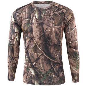 เสื้อยืดแขนยาวลายพรางแบบกำหนดเองสำหรับผู้ชาย แห้งเร็ว รุ่นใหม่สำหรับฤดูใบไม้ร่วง เสื้อสำหรับเล่นกีฬากลางแจ้ง ฝึกซ้อม และล่าสัตว์ - Product Image 3