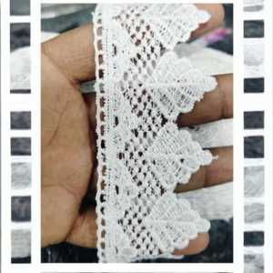 Encaje GPO de diseño elaborado, ideal para prendas de boda, bordes de blusas y prendas étnicas. - Product Image 2