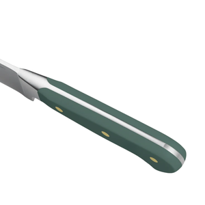 Couteau utilitaire dentelé de précision en acier inoxydable de 5 pouces avec manche riveté gris pour la découpe de pain, tomates, fruits et légumes en cuisine - Product Image 5