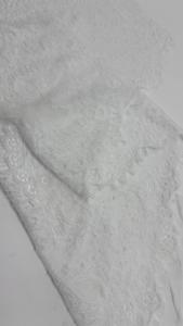 Tela de Encaje Floral Premium, Encaje Blanco Decorativo para Prendas, Ropa de Novia y Manualidades - Product Image 2