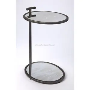 Premium Designer Modern High End Coffee <b>Table</b> Metal Frame Wood Top Storage Portable Design for Living Room Furniture Zahid - Product Image 1