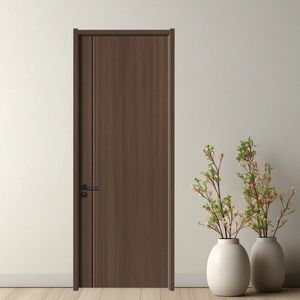 Porte intérieure en polymère écologique insonorisée et isolante thermiquement, finition WPC, imperméable, pour école, salle de bain, salon - Product Image 5