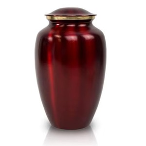 Designer Metal Cremation Urns Silver Finished for Human Ashes Funeral Supplies Adult Cremation Urns Handmade - Product Image 6
