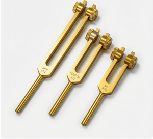 Mars International Osteo Gold Ensemble de 4 diapasons lestés pour la guérison des os, des ligaments, des nerfs et des muscles. - Product Image 6