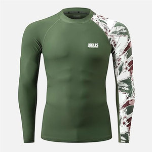 ชุดป้องกันผดผื่นสำหรับผู้ชายเสื้อผ้าเข้ายิมฟิตเนสเข้าใหม่ - Product Image 1