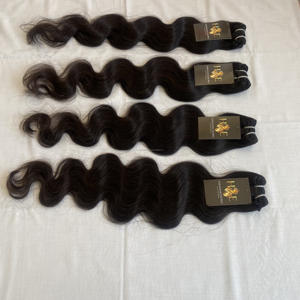 Extensiones de pelo ondulado brasileño, pelo virgen de visón, sin procesar - Product Image 1
