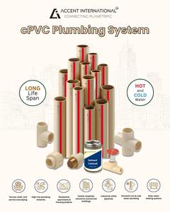 Tuyau en plastique de haute qualité, vente chaude, plomberie standard, toutes tailles, tube en CPVC, tuyau en PVC pour l'alimentation en eau et la plomberie industrielle - Product Image 6