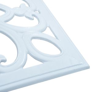 Base per ombrellone da 26.5 libbre 19.3 \ "in ghisa colore bianco e resistente per mobili da esterno - Product Image 5