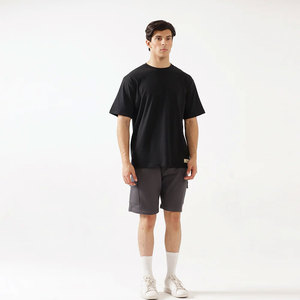 T-shirt Homme Oversize de Qualité Supérieure en Tissu Toile Mélange Polyester/Coton Respirant Coupe Ample Motif Personnalisé - Product Image 3