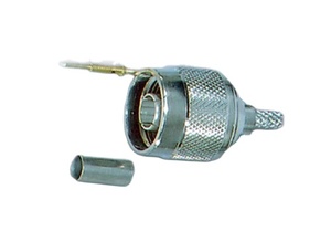 N Type Male <b>Plug</b> Connector 50 Ohm Crimp RF Coaxial <b>Adapter</b> In Line Free Hanging Straight Male Pin Kitting Cable Assembly Part - Product Image 3