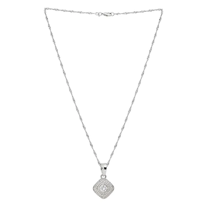 Elegante Conjunto de Collar y Pendientes de Plata con Circonitas y Diamantes Americanos en Forma de Lágrima para Mujer, Joyería para Aniversario - Product Image 3