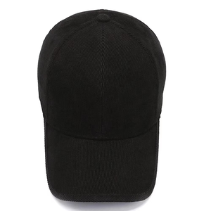 Classic <b>Black</b> 6-Panel <b>Baseball</b> <b>Cap</b> Adjustable Cotton Plain Hat Unisex Casual Wear Adult Solid Color Four Seasons Style - Product Image 4