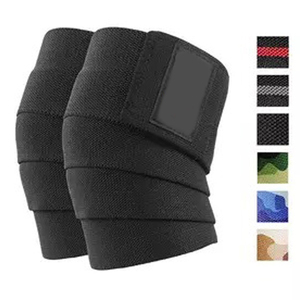 2026 Bajo MOQ Ropa elástica de gimnasio, equipo de compresión para levantamiento de pesas - Protectores flexibles de compresión para codos y rodillas para fitness - Product Image 5