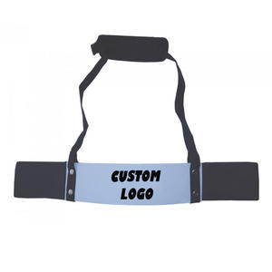 Al por mayor: Arm Blaster de acero con tiras de cuero personalizadas para hombres, entrenador de bíceps de alta resistencia para gimnasio - Product Image 1