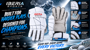 ถุงมือลาครอส IBERIA รุ่นพรีเมียม โปรเฟสชั่นแนล PU |   ถุงมือป้องกันแบบปรับแต่งได้สำหรับผู้ชายและผู้หญิง ใช้สำหรับการฝึกซ้อมและการแข่งขัน - Product Image 6