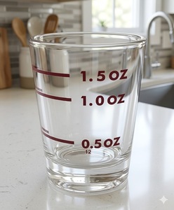 Vaso medidor de vidrio, herramienta de medición, taza medidora - Product Image 1