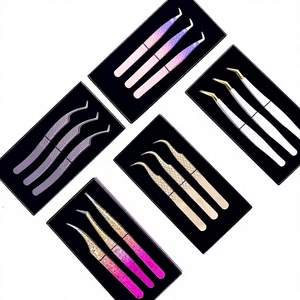 Pinces à cils personnalisées TEEJAY, best-sellers, avec emballage en boîte cartonnée, prise en main parfaite, légères, manche confortable, tension douce. - Product Image 6