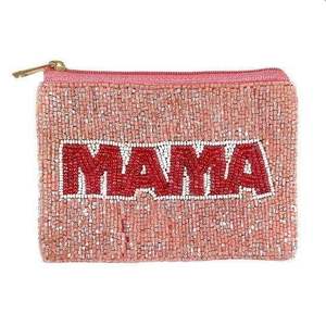 Pochette à monnaie perlée noire et blanche brodée à la main avec des perles de rocaille, faite à la main, vente en gros, avec des motifs complexes faits à la main - Product Image 6