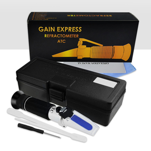 Refractómetro portátil de salinidad y Brix ATC, escala de salinidad de 0-28% y escala de Brix de 0-32% para alimentos, bebidas, agricultura e industria. - Product Image 2