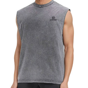 Nouveau design, t-shirts sans manches pour hommes, coton et polyester, vente en gros de t-shirts sans manches pour hommes - Product Image 1