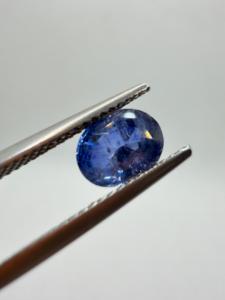 Zafiro azul real natural, corte ovalado, 1.60 ct, 8x6x4 mm, piedra preciosa facetada suelta de Ceilán para la fabricación de joyas, Zehra Gems - Product Image 4