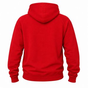 เสื้อฮู้ดสีแดงสำหรับผู้หญิง ยี่ห้อโซโมฟี่ ผ้าฝ้ายฟลีซ 100% ปักลายด้านหน้า ออกแบบเองได้ ทรงปกติ เหมาะสำหรับใส่ในฤดูหนาว ผ้าหนา 320 กรัม - Product Image 4