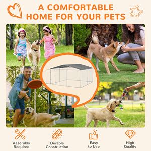 Recinto per Cani in PVC con Telaio in Alluminio - Taglie Grandi XXL XL XXXL per Razze Giganti e Medie - Product Image 5