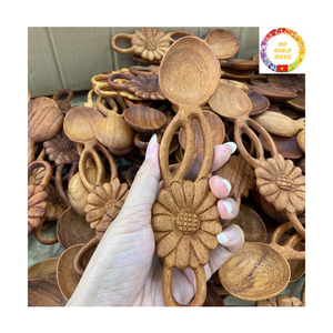 Cuchara de madera |   Cubiertos de Bambú Biodegradables |   Mini Cuchara para Postre |   Utensilios de Cocina Ecológicos |   Proveedor Vietnam - Product Image 1