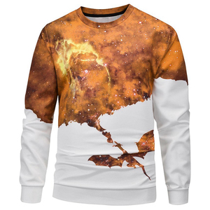 เสื้อสเวตเชิ้ตแบบยูนิเซ็กซ์สำหรับผู้ชายและผู้หญิง ผ้าคอตตอนผสม คอกลม สกรีนโลโก้ได้ตามสั่ง เสื้อสตรีทแวร์ เสื้อสเวตเชิ้ตสำหรับวิทยาลัย - Product Image 5