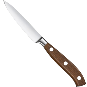 Couteaux de cuisine professionnels à manche en bois brun, lame en acier inoxydable tranchante, triple rivet, pour la préparation des aliments - Product Image 5