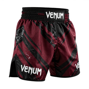 Shorts de boxe thaïlandaise MMA personnalisés légers et confortables de haute qualité, séchage rapide, Spandex/Polyester, Venum - Product Image 3