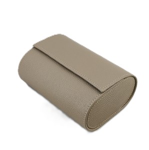 Boîtes de rangement pour montres en cuir végétal végétalien, étuis de voyage, porte-bijoux, doublure en microfibre, produits de luxe en promotion - Product Image 2