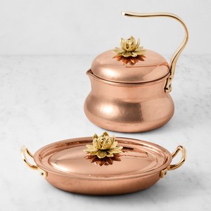 Marmite à soupe en cuivre chinoise traditionnelle, fait main, en métal, avec revêtement en acier inoxydable, légère, pour cuisinières à gaz et à induction - Product Image 1