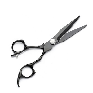 Ciseaux de coupe de cheveux professionnels en acier japonais 440c, ensemble de ciseaux de coiffure pour salon de beauté, équipement de coiffure avec revêtement en titane - Product Image 1